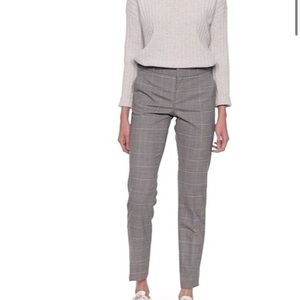 Banana Republic Ryan Pants in grey & white pattern